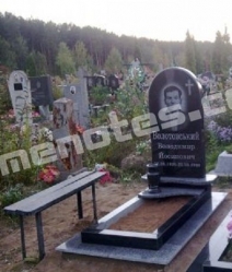 NR-107. Памятник \"Голова (полукруг)\" одинарный. Бровары